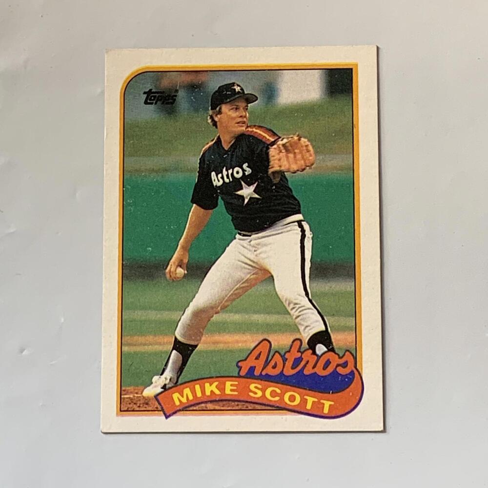 1989 Topps Mike Scott‎ Houston Astros Baseball Card #180